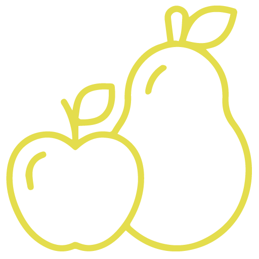 apple and pear brandmark for the market in louisville